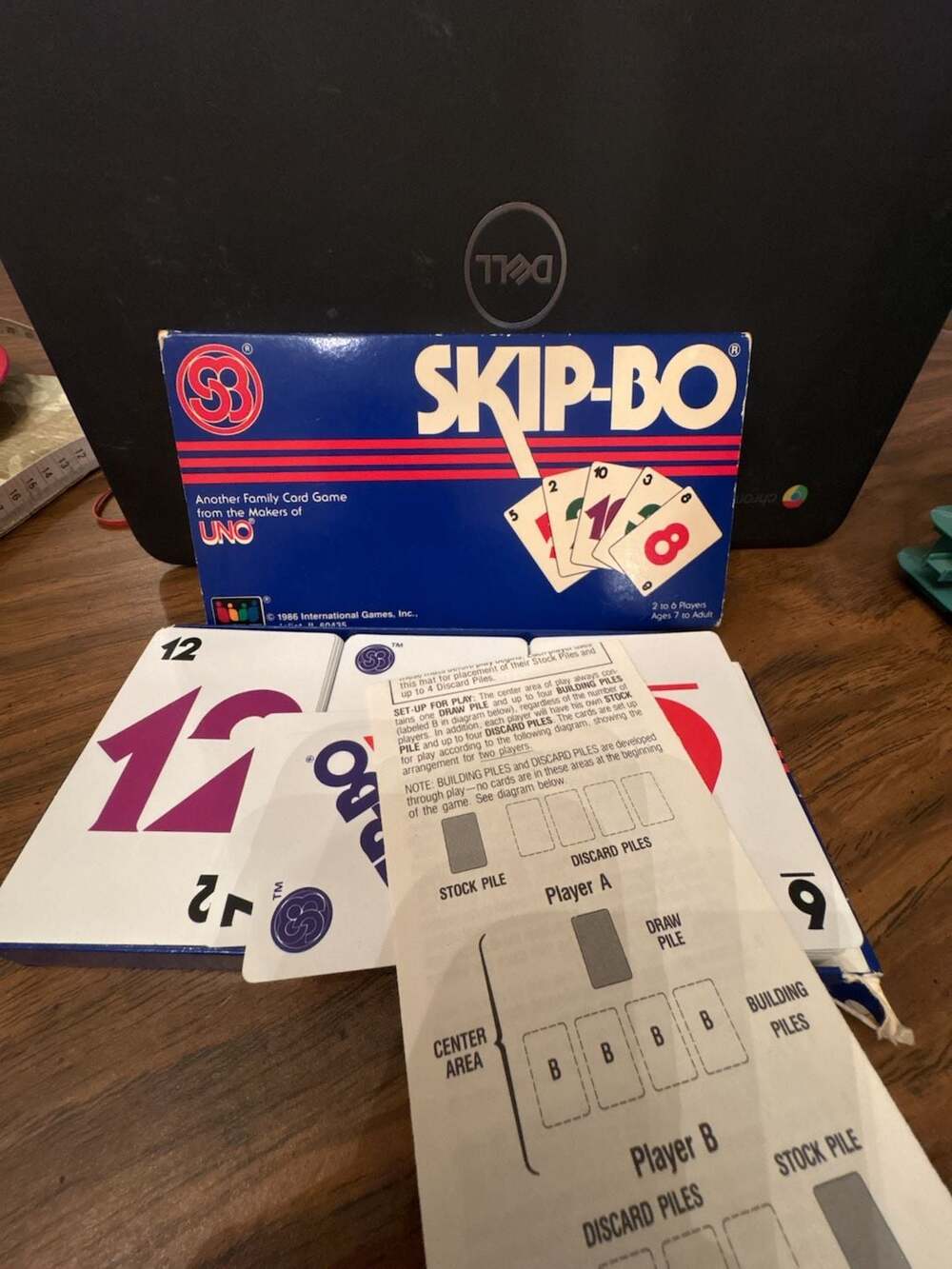 Complete! 
Vintage 1986 Skip-Bo Card Game International Games